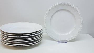 Rosenthal - Bord (8) - Maria weiß - Beenderporselein -