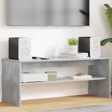 vidaXL TV Kast 100 x 35 x 40 cm Beton Grijs Bewerkt hout, Verzenden