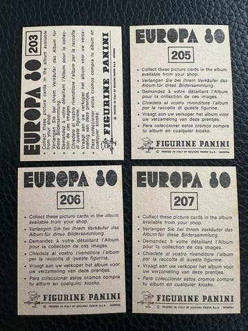 1980 Panini 4 Figurine panini Euro 80 squadra France nuove, Nieuw