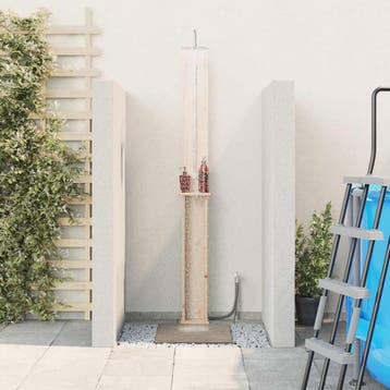 vidaXL Buitendouche 246 cm Massief grenenhout en, Verzenden, Nieuw