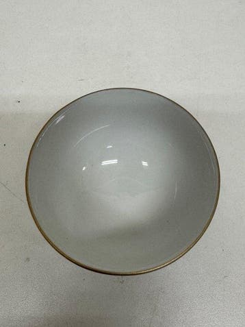 Tasse à thé japonaise vintage – ensemble de 4, bord doré,