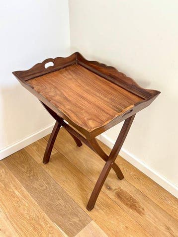 Table dappoint - Acajou - Plateau de majordome