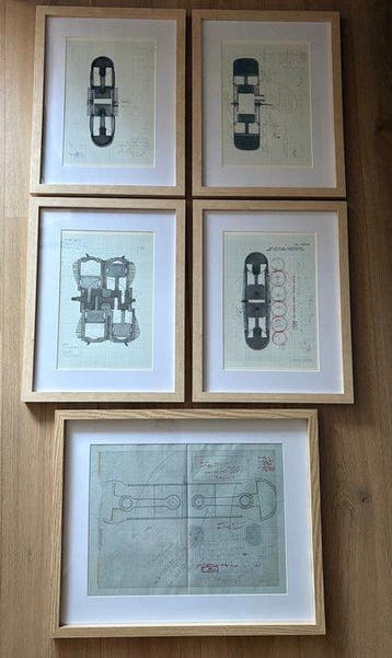 Panamarenko (1940-2019) - Panamarenko framed & hand signed, Antiek en Kunst
