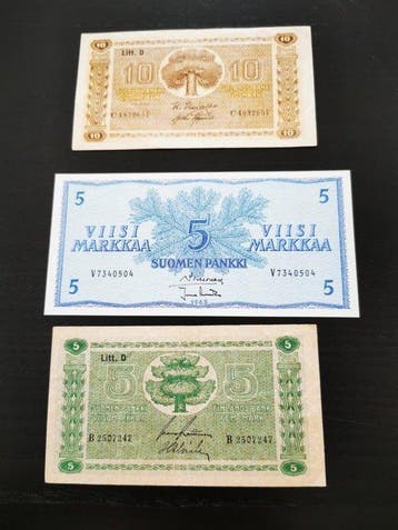 Finlande. - 18 Banknotes - Various Dates (Sans prix de