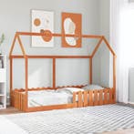 vidaXL Bedhuis wasbruin massief grenenhout 90x190 cm, Verzenden, Nieuw