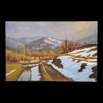 Italiaanse school (XX) - Paesaggio, la Fine dellInverno -