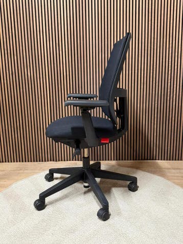Ergonomische Bureaustoel Zwart - Haworth Lively - Refurb, Verzenden, Zwart, Zo goed als nieuw, Bureaustoel