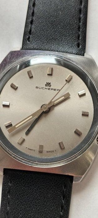Bucherer - Milus “Alarm”-watch oryginal - jumbo - stainles, Bijoux, Sacs & Beauté, Montres | Hommes