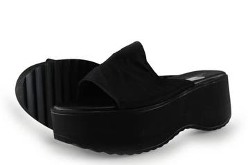 Sacha Slippers in maat 39 Zwart, Slippers, Verzenden, Zwart, Zo goed als nieuw