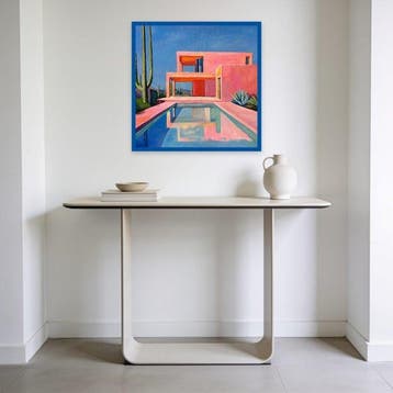Alexy Berthelot - Pink serenity house (LIMITED PRINT)