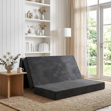 vidaXL Vouwbare Sofa Bed 140 x 67 x 45 cm Donkergrijs, Huis en Inrichting, Slaapkamer | Bedden, Verzenden, Nieuw