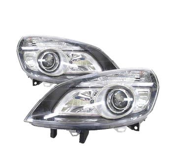 PHARES RENAULT SCENIC II 05-08 XENON FOND NOIR, Verzenden