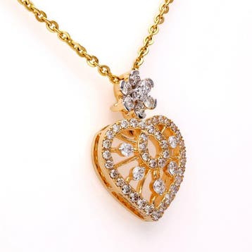 Collier - 18 carats Or jaune - 0.66ct. tw. Diamant, Nieuw