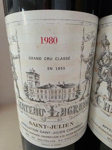 1980 Château Lagrange - Saint-Julien Grand Cru Classé - 3