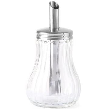 Suikerstrooier | RVS/Glas | 0.2L | Ø80x140(h)mm HENDI, Verzenden
