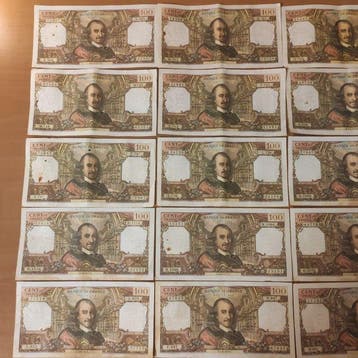 Frankrijk. - 15 x 100 Francs - Various Dates - Pick 149, Postzegels en Munten