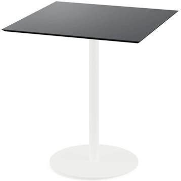 Inklapbare Tafel | URBAN | HPL/RVS | Zwart Blad | Wit Frame, Verzenden