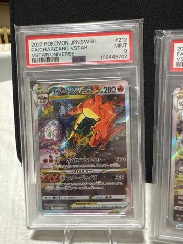 2 Graded card - Charizard, Mewtwo - PSA 9, Nieuw