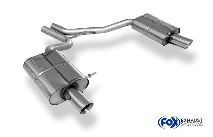 FOX Audi A4 type B6 einddemper rechts/links - 1x90 type 25 r, Auto-onderdelen, Uitlaatsystemen, Nieuw, Verzenden