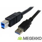 StarTech.com 3 m zwarte SuperSpeed USB 3.0-kabel A-naar-B, Computers en Software, Overige Computers en Software, Verzenden, Nieuw