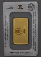 20 grammes - Or .999 - C. Hafner - Scellé, Timbres & Monnaies, Métaux nobles & Lingots