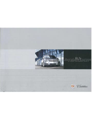 2006 CADILLAC BLS BROCHURE NEDERLANDS, Nieuw