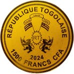 Togo. 1500 Francs 2024 La Gioconda Mona Lisa by Leonardo da