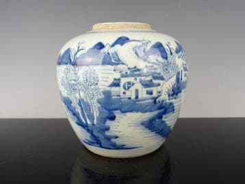 Pot - Porselein - Qianlong 1736-1795