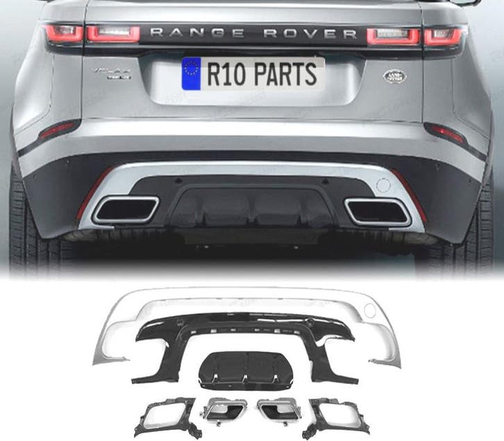 DIFFUSEUR RANGE ROVER VELAR 17- LOOK R DYNAMIC ARGENT + EMBO, Autos : Pièces & Accessoires, Carrosserie & Tôlerie, Envoi