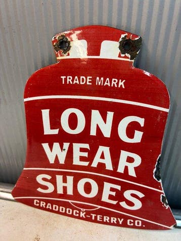 Chaussures à longue durée – Craddock-Terry Co. – Panneau