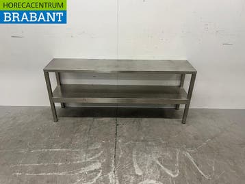 Étagère double en acier inoxydable « Bridge » 140 x 30 cm -, Articles professionnels, Horeca | Autre, Verzenden