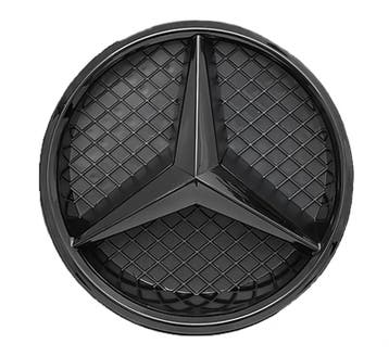 ORIGINAL MERCEDES EMBLEM MATT LACKIERT + GRUNDTRÄGER PASST F, Verzenden, Nieuw
