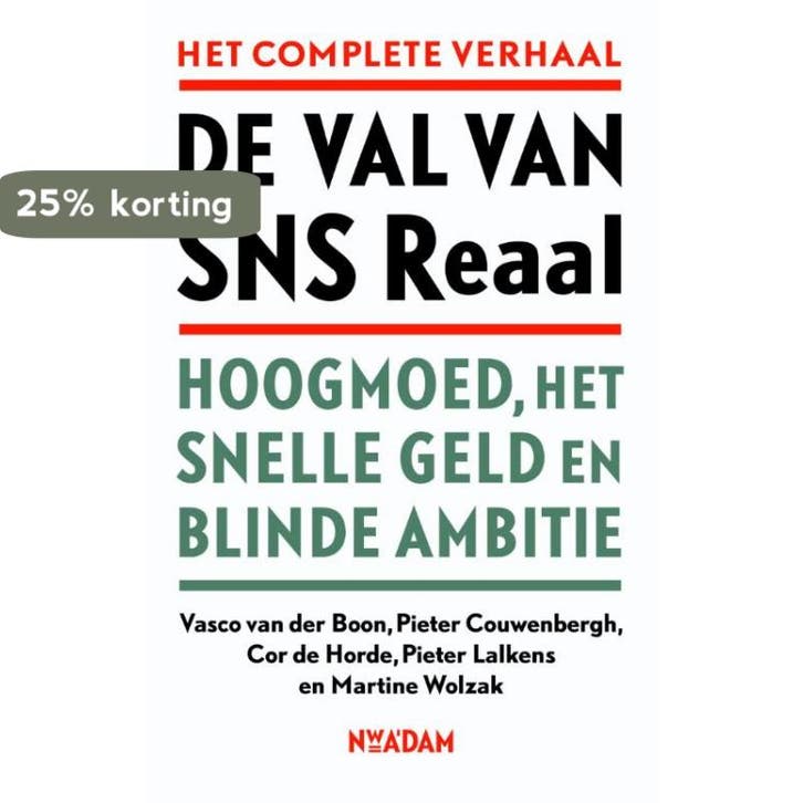 De val van SNS Reaal 9789046816912 Vasco van der Boon, Livres, Histoire mondiale, Envoi