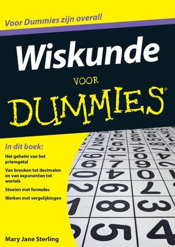Wiskunde voor Dummies / Voor Dummies 9789045350868, Boeken, Verzenden, Zo goed als nieuw, Mary Jane Sterling