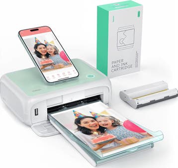 YOTON Draagbare Printer + 54 vellen | Tweede kansje | OP..., Computers en Software, Fotoprinter, Verzenden, Kleur printen, Zo goed als nieuw