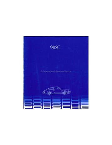 1982 PORSCHE 911 SC BROCHURE ENGELS (USA), Ophalen of Verzenden