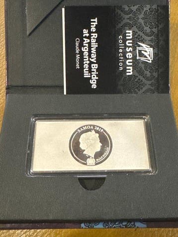 Samoa. 1/2 Dollar 2019 Museum Collection Monet Railway, Timbres & Monnaies, Monnaies | Europe | Monnaies non-euro