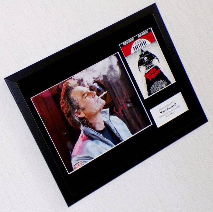 Death Proof - Kurt Russel (Stuntman Mike) Premium Framed,, Verzamelen, Film en Tv