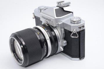 Nikon Nikomat FTN Silver & Zoom-Nikkor 43-86mm Analoge