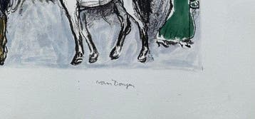 Kees Van Dongen (1877-1968) - Place Pigalle, c. 1950 (plate