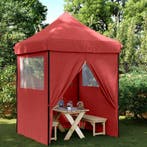 vidaXL Partytent Bordeauxrood 200 x 200 x 306 cm Oxford Stof, Verzenden