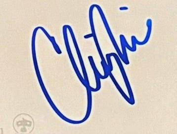 Star Trek - Chris Pine - Signed 28x35 cm Photo with Beckett