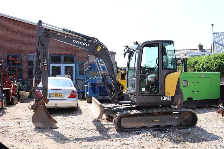 Veiling: Rupsgraafmachine Volvo ECR48C Diesel 27.1kW 2013, Zakelijke goederen, Machines en Bouw | Kranen en Graafmachines, Ophalen