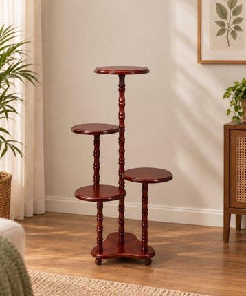 plantenetagère - Plantentafel - Hout - plantenstandaard