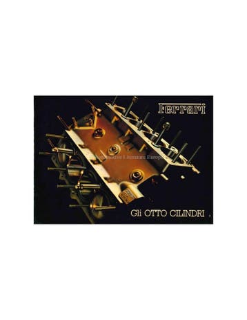 1985 FERRARI 8 CILINDERS PERSMAP ITALIAANS 367/85