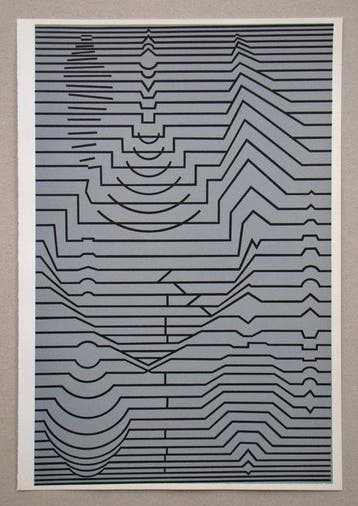 Victor Vasarely (1906-1997) - Naissances, Antiquités & Art