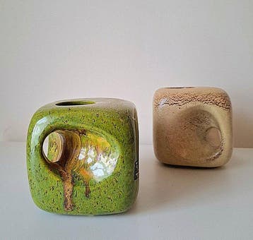 Roberto Rigon - Vaas (2) - Aardewerk, Antiek en Kunst