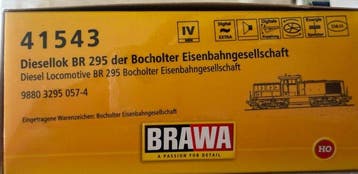 Brawa H0 - 41543 - Modeltrein locomotief (1) - BR 295