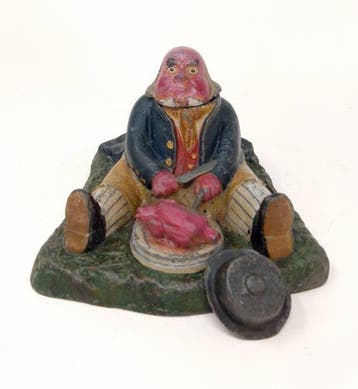 Inktpot - Late Victorian - IJzer (gegoten/gesmeed)