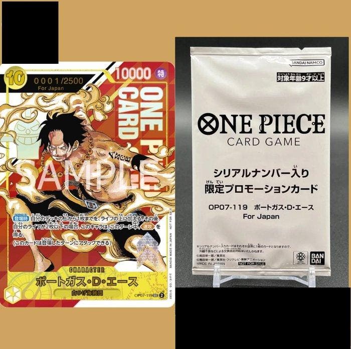 Portgas D. Ace OP07-119 - For Japan version - 1 Verzegelde, Hobby & Loisirs créatifs, Jeux de cartes à collectionner | Autre